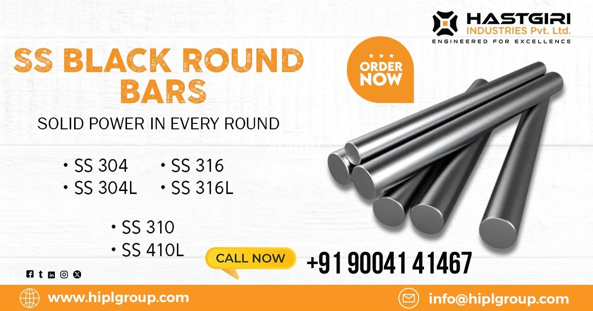 Stainless Steel 304 Black Round Bars in Karnataka