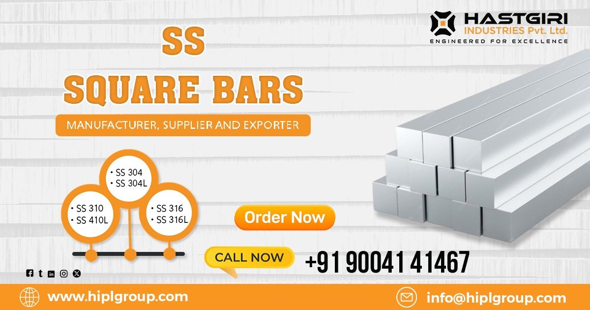 Stainless Steel 316L Square Bar in Delhi