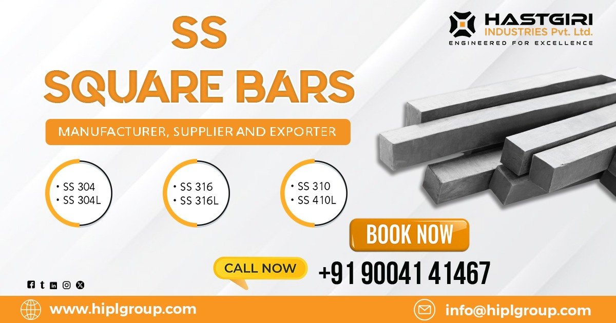Stainless Steel 304L Square Bars in Karnataka