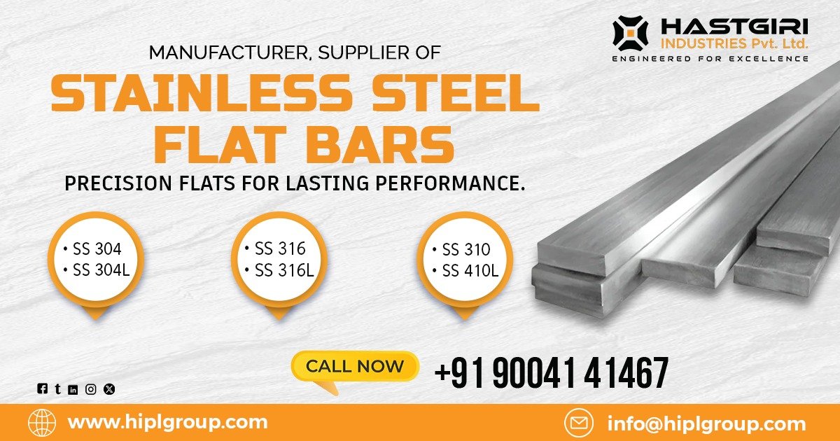 Stainless Steel Flat Bars in Gujarat