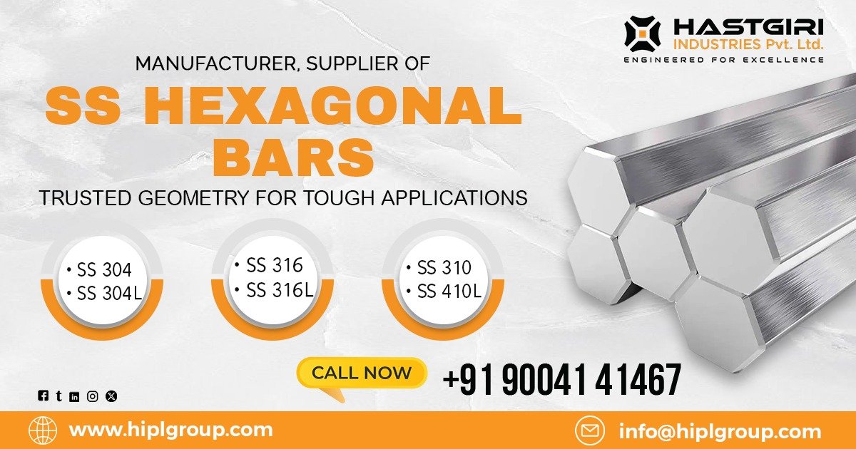 Stainless Steel Hexagonal Bars in Haryana