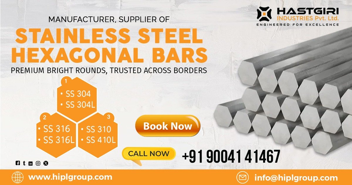Stainless Steel Hexagonal Bars in Rajkot