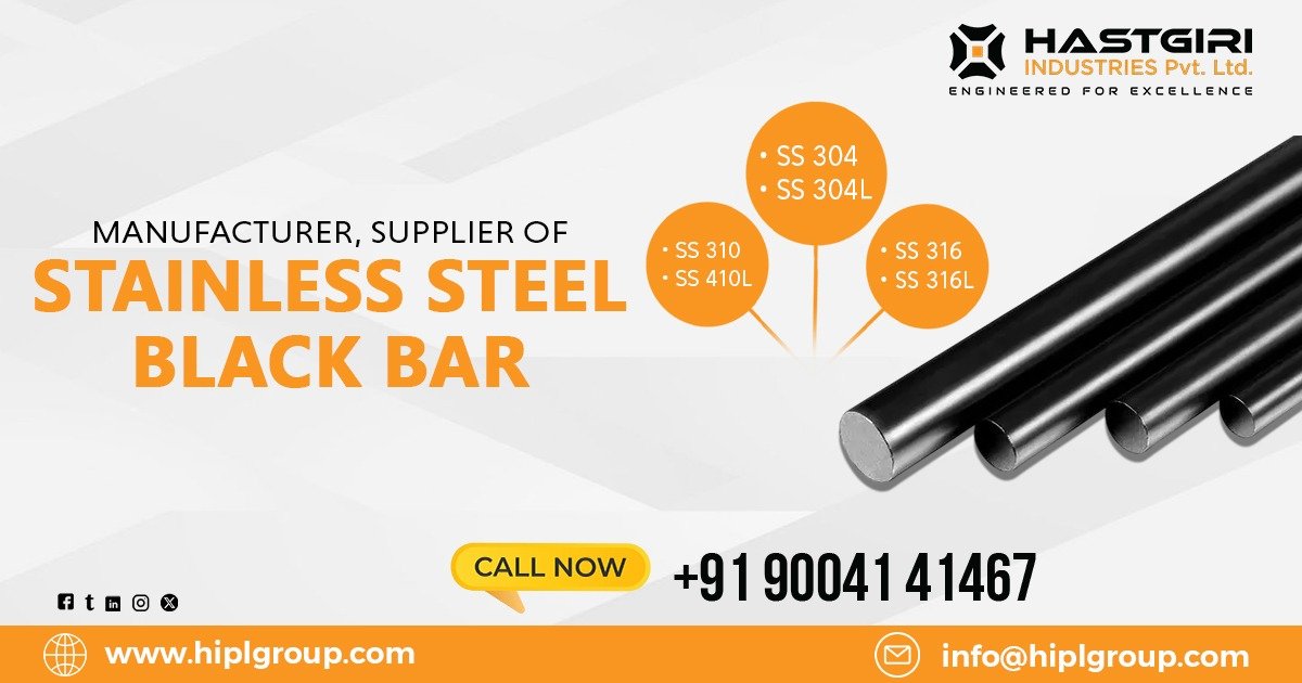 Stainless Steel Black Bars in Gujarat