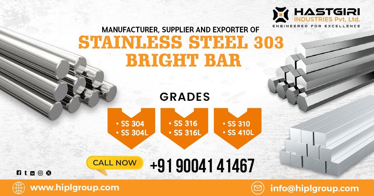 Stainless Steel 303 Bright Bar in Belgaum