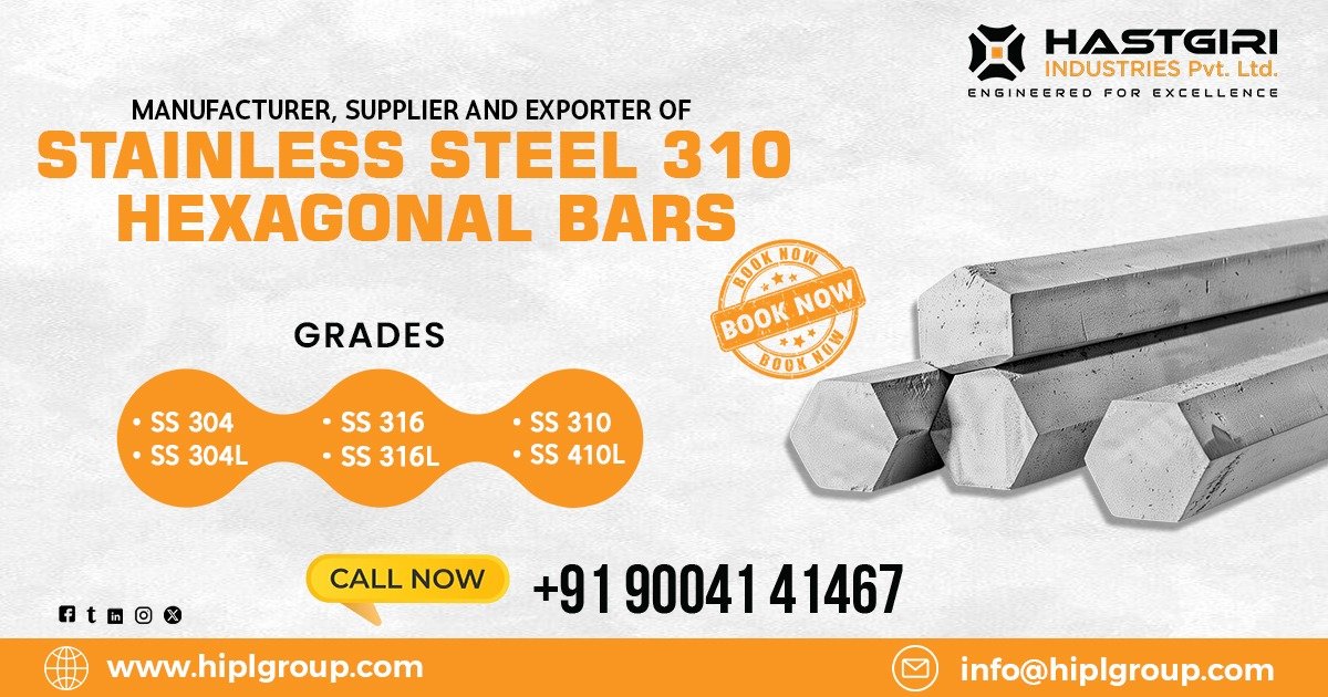 Stainless Steel 310 Hexagonal Bars in Jamnagar