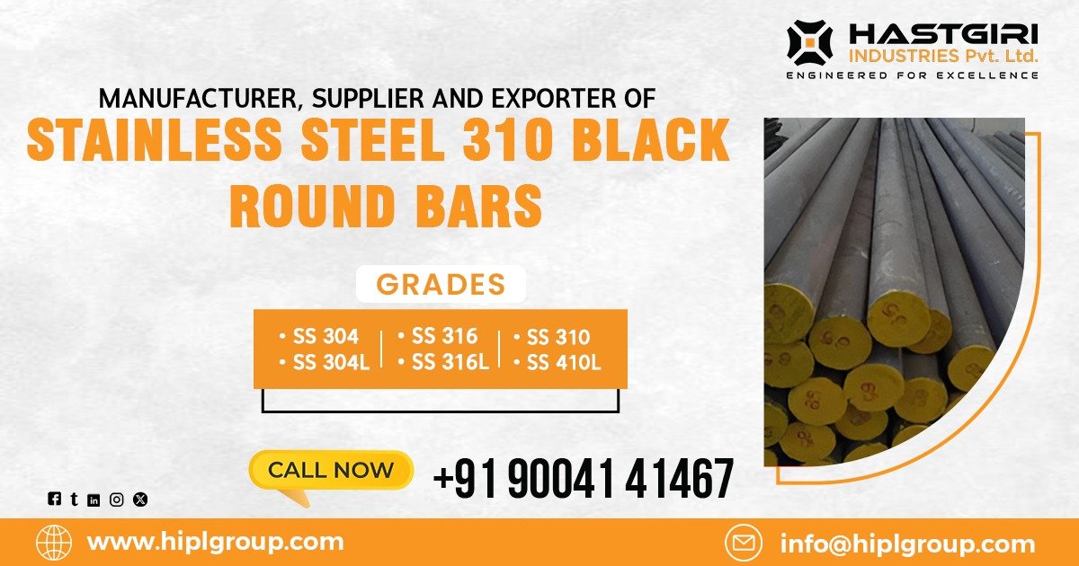 Stainless Steel 310 Black Round Bars in Kanchipuram