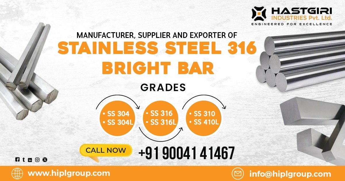 Stainless Steel 316 Bright Bar in Hosur