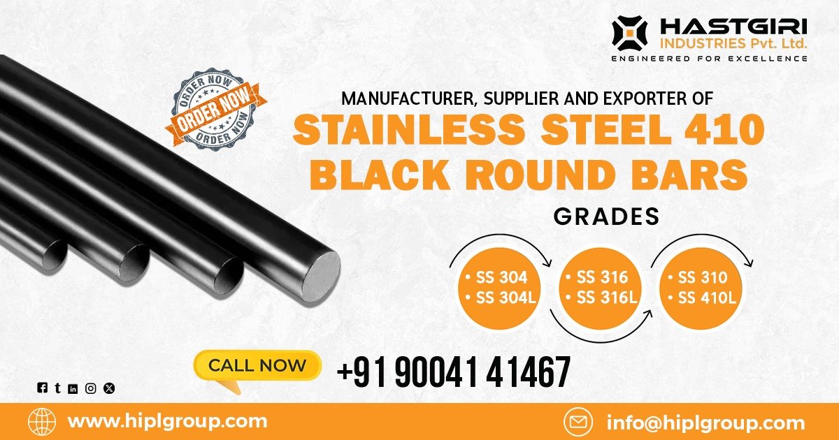 Stainless Steel 410 Black Round Bars in Hosur