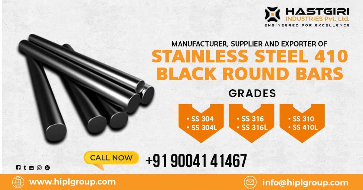 Stainless Steel 410 Black Round Bars in Chennai