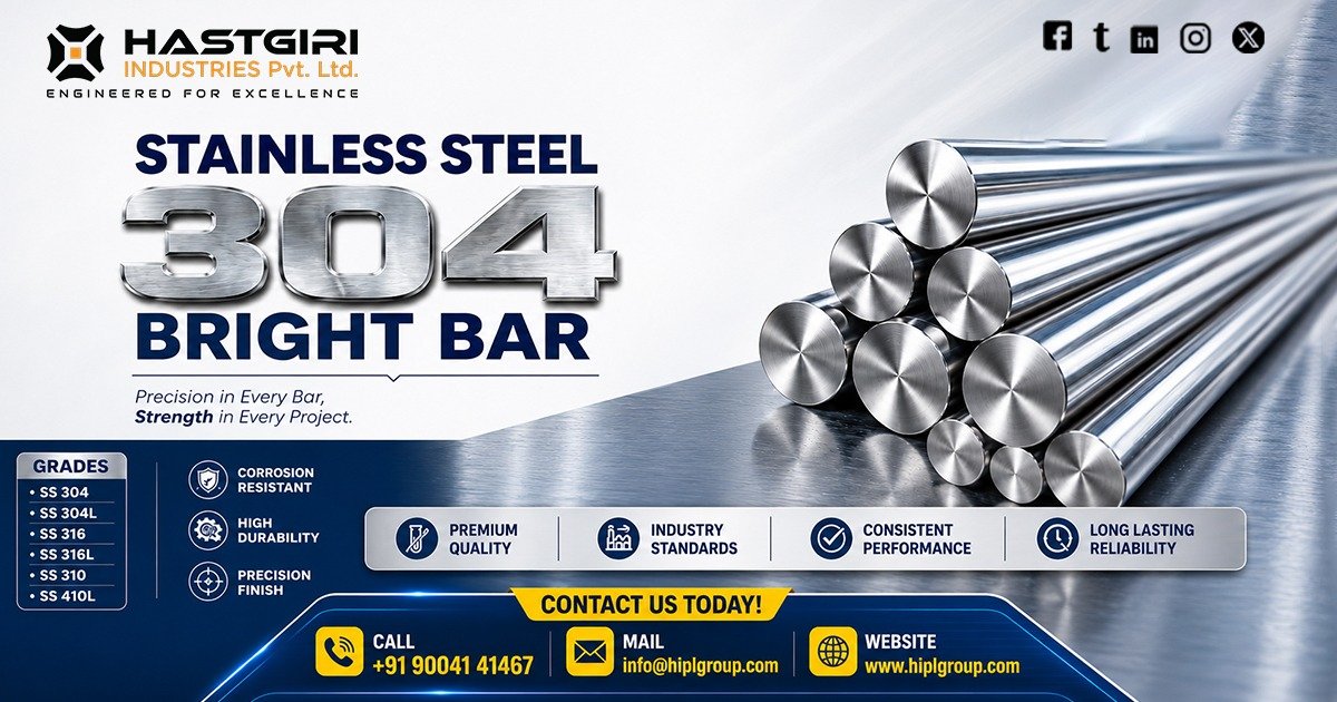 Stainless Steel 304 Bright Bar in Kanchipuram