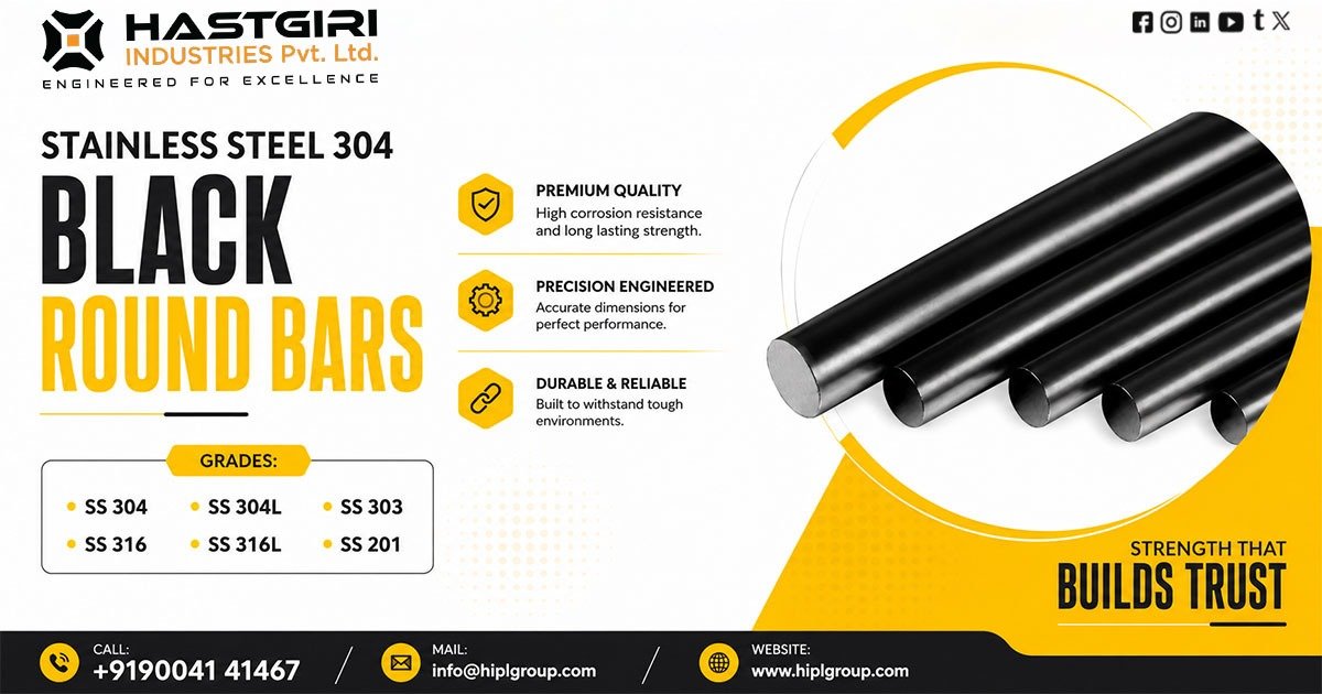 Stainless Steel 304 Black Round Bars in Netherlands