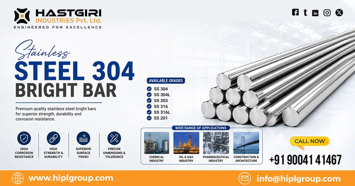 Stainless Steel 304 Bright Bar in Singapore