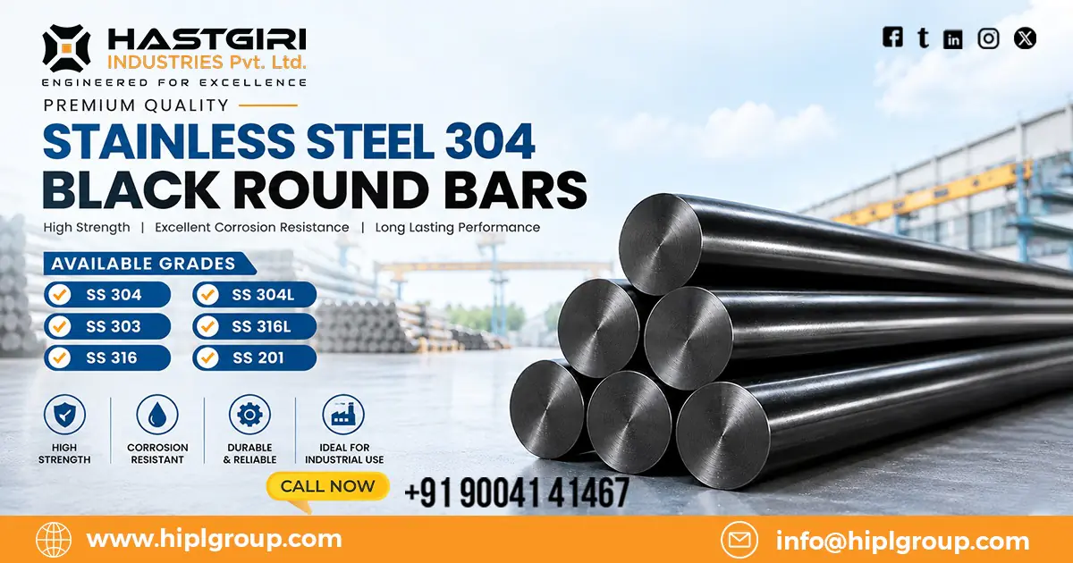 Stainless Steel 304 Black Round Bars in Pune