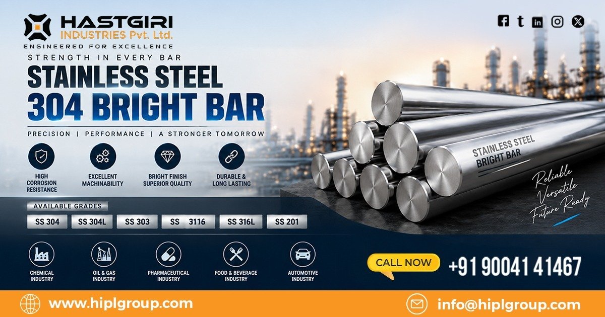 Stainless Steel 304 Bright Bar Exporter in Qatar