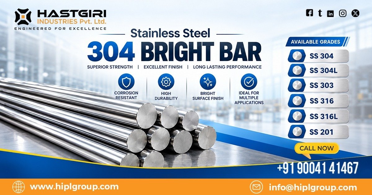 Stainless Steel 304 Bright Bar in Oman
