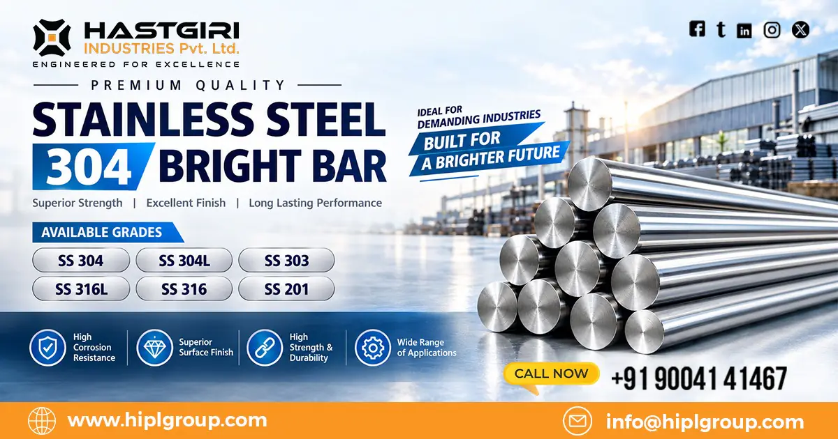 Stainless Steel 304 Bright Bar in Kuwait