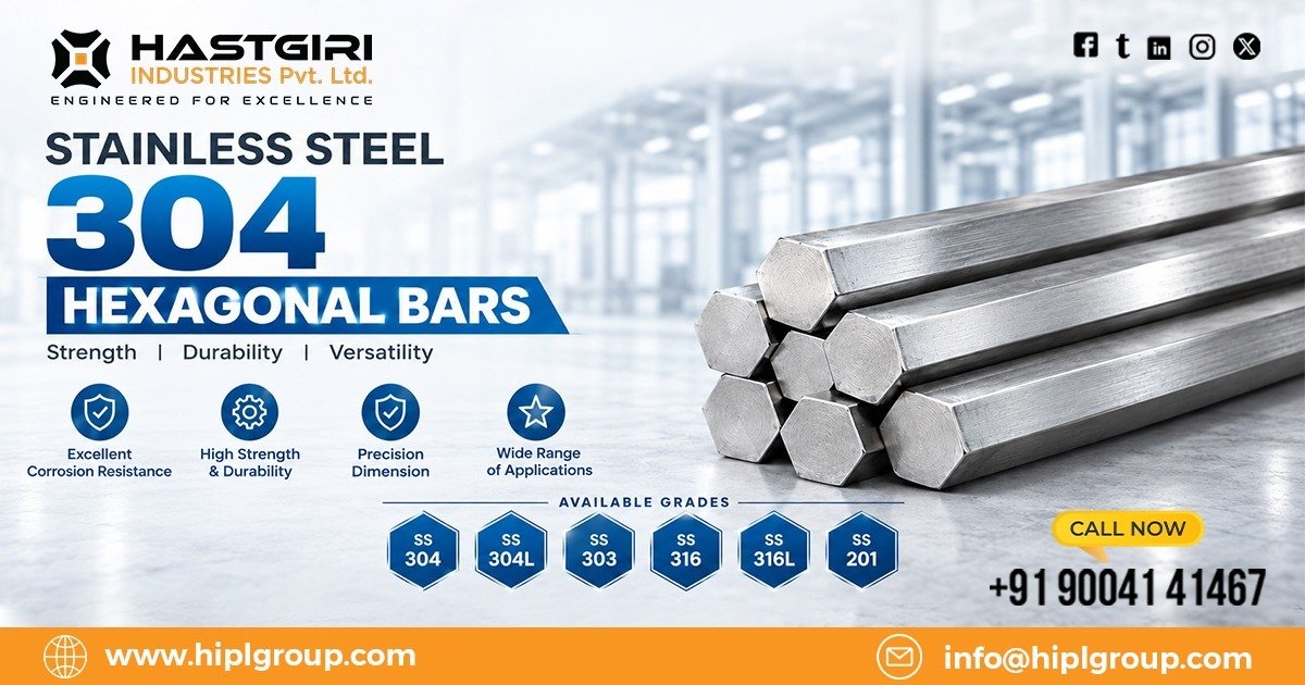 Stainless Steel 304 Hexagonal Bars In Italy