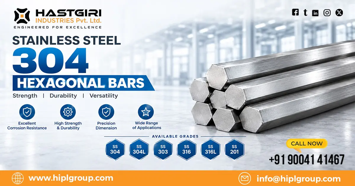 Stainless Steel 304 Hexagonal Bars In Italy